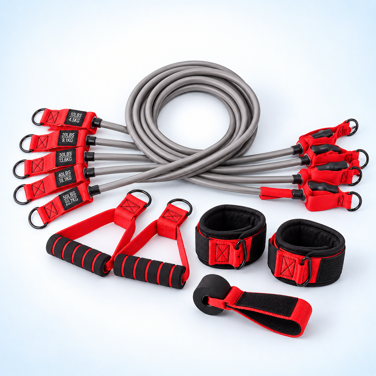 Resistance Strap with Handle | Muscle Training and Body Shaping Equipment