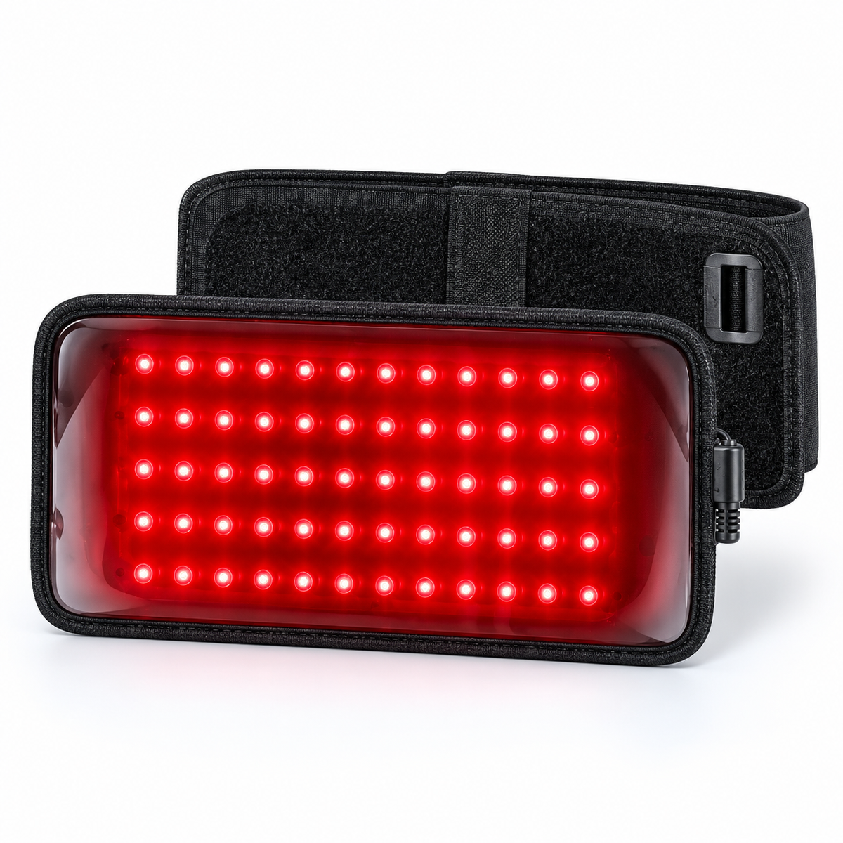 LED Infrared Heating Massage Belt | Non-Woven Lumbar Support for Muscle Relief