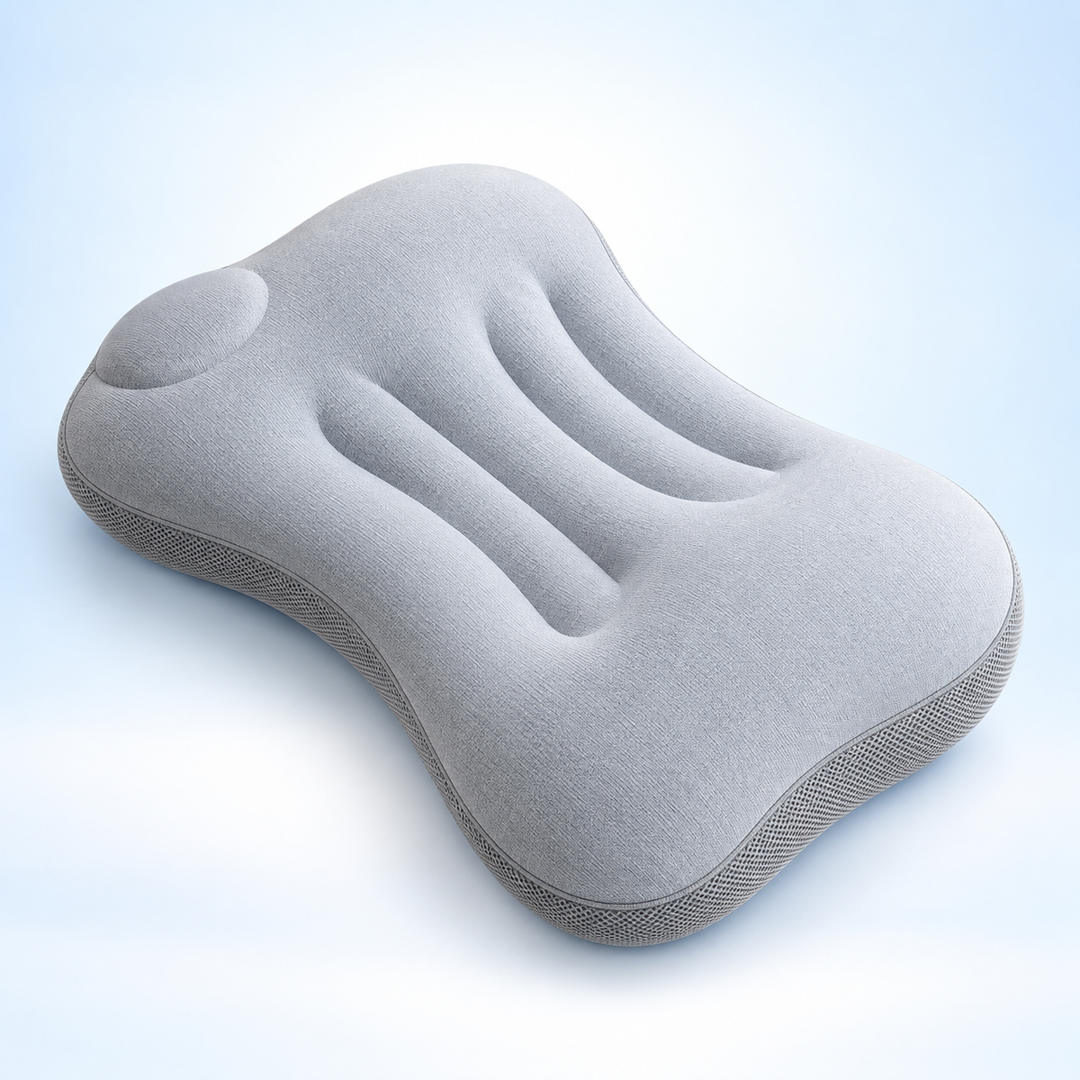 Inflatable Camping Pillow | Ultralight Air Sleeping Support for Neck and Lumbar