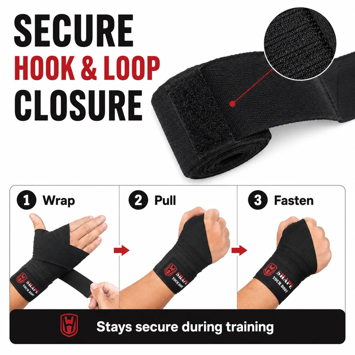 Boxing Hand Wraps | Breathable Cotton Wrist Support for Muay Thai MMA Training