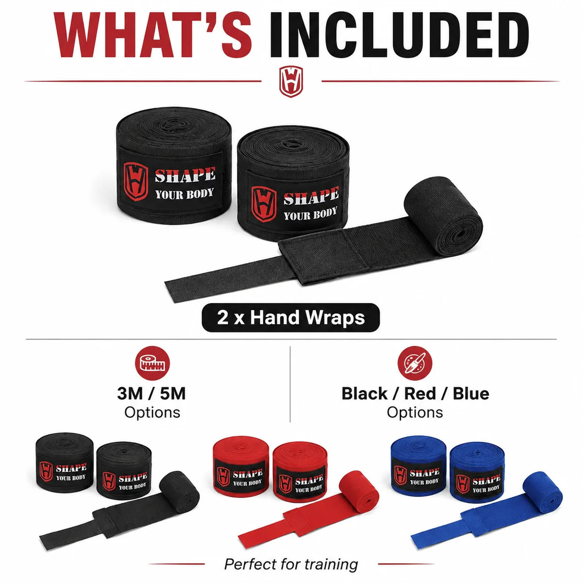 Boxing Hand Wraps | Breathable Cotton Wrist Support for Muay Thai MMA Training