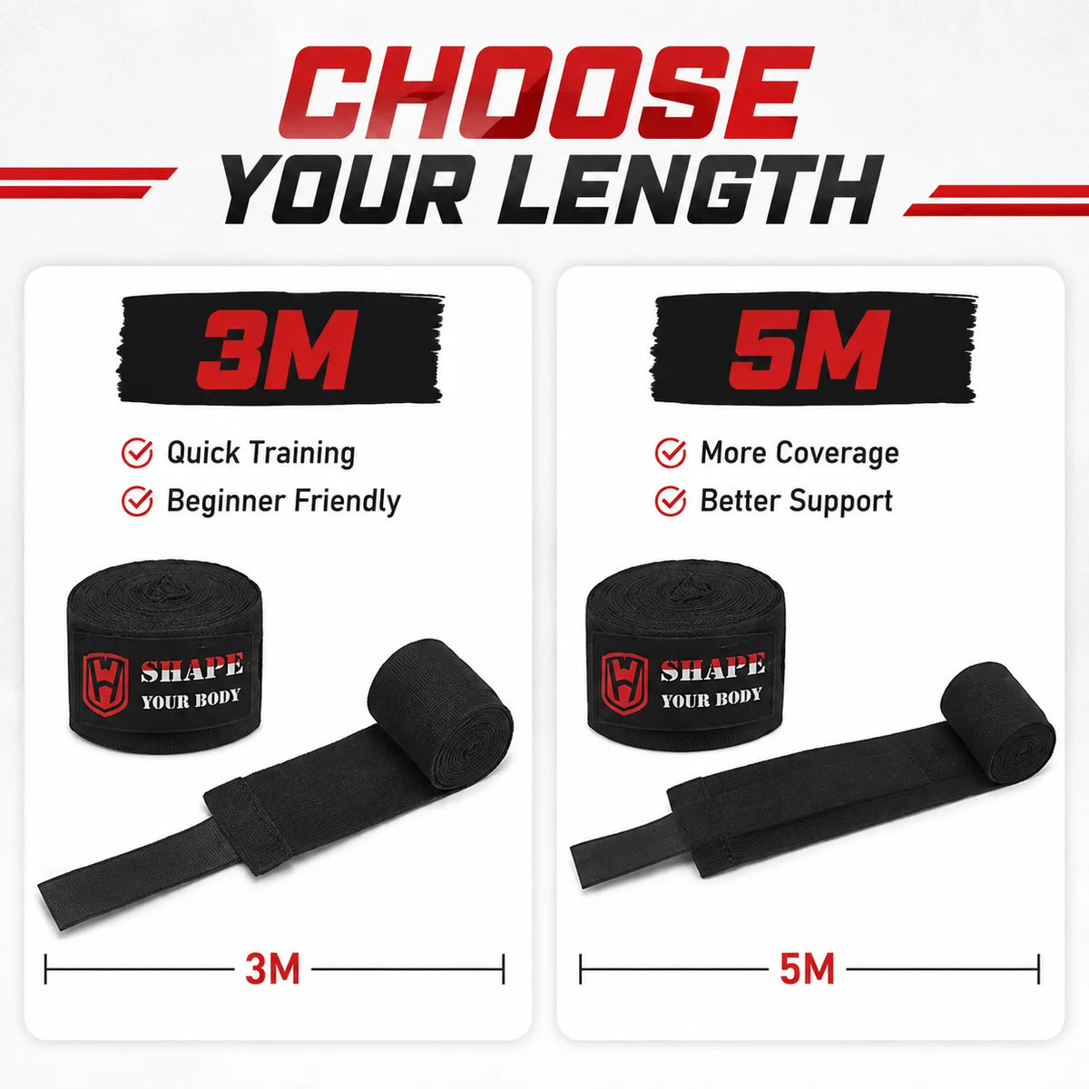 Boxing Hand Wraps | Breathable Cotton Wrist Support for Muay Thai MMA Training