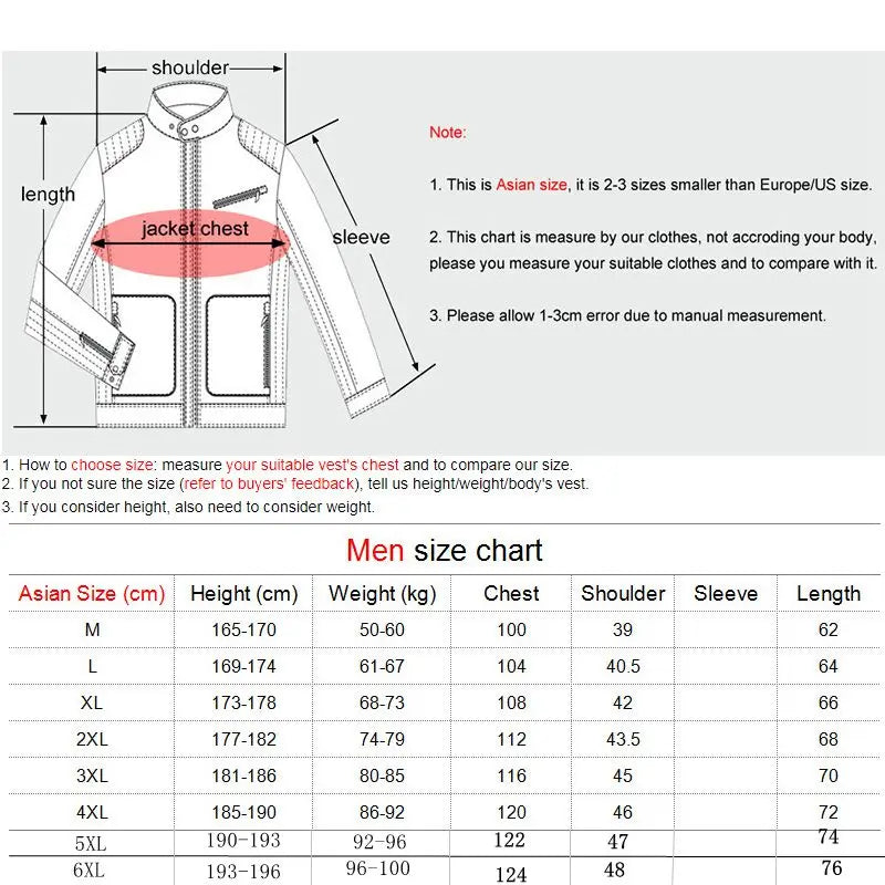 Men's USB Heated Vest | Thick Non-Woven Jacket for Winter Sports Hiking 5XL