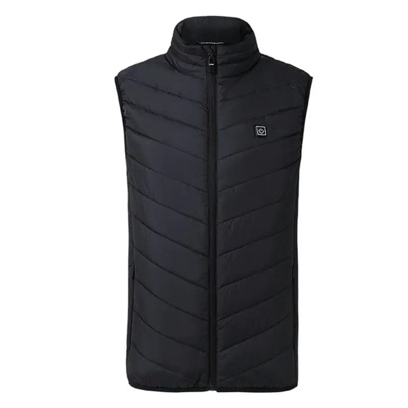 Men's USB Heated Vest | Thick Non-Woven Jacket for Winter Sports Hiking 5XL