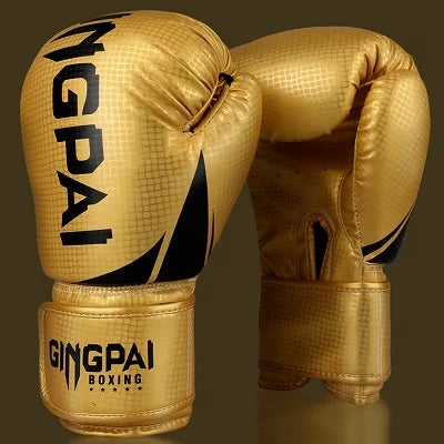 Boxing Gloves | Leather MMA Muay Thai Mitts for Adults | 6-12 OZ Sizes