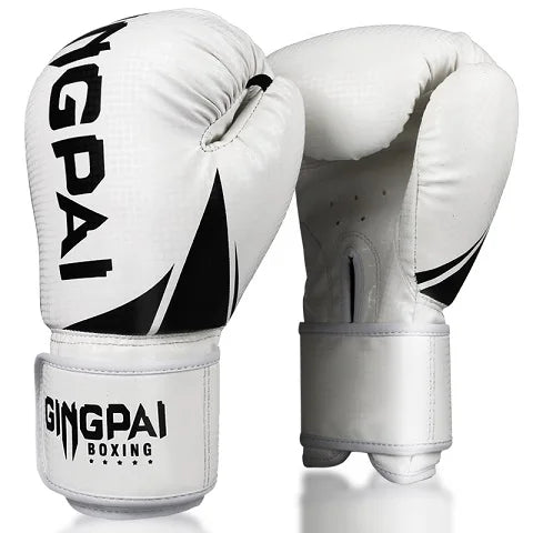 Boxing Gloves | Leather MMA Muay Thai Mitts for Adults | 6-12 OZ Sizes