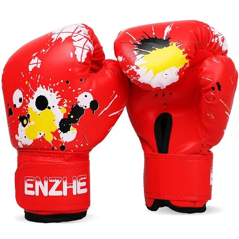 Boxing Gloves | Leather MMA Muay Thai Mitts for Adults | 6-12 OZ Sizes