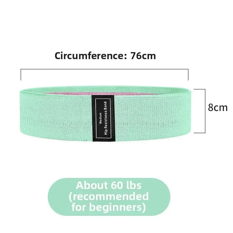 Fabric Resistance Hip Booty Bands | Elastic Glute and Thigh Workout Loops for Fitness