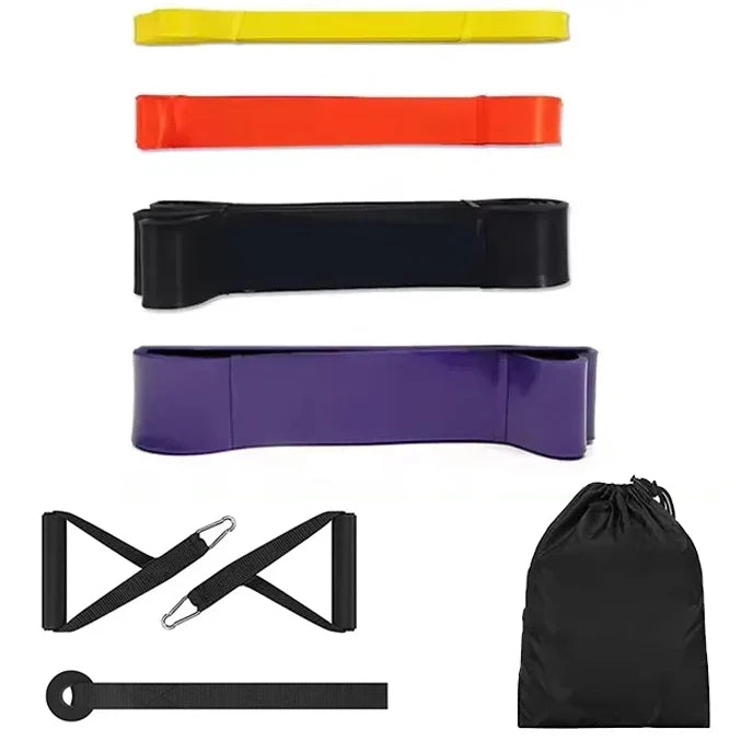 Exercise Resistance Bands | Natural Latex Rubber for Home Gym Fitness