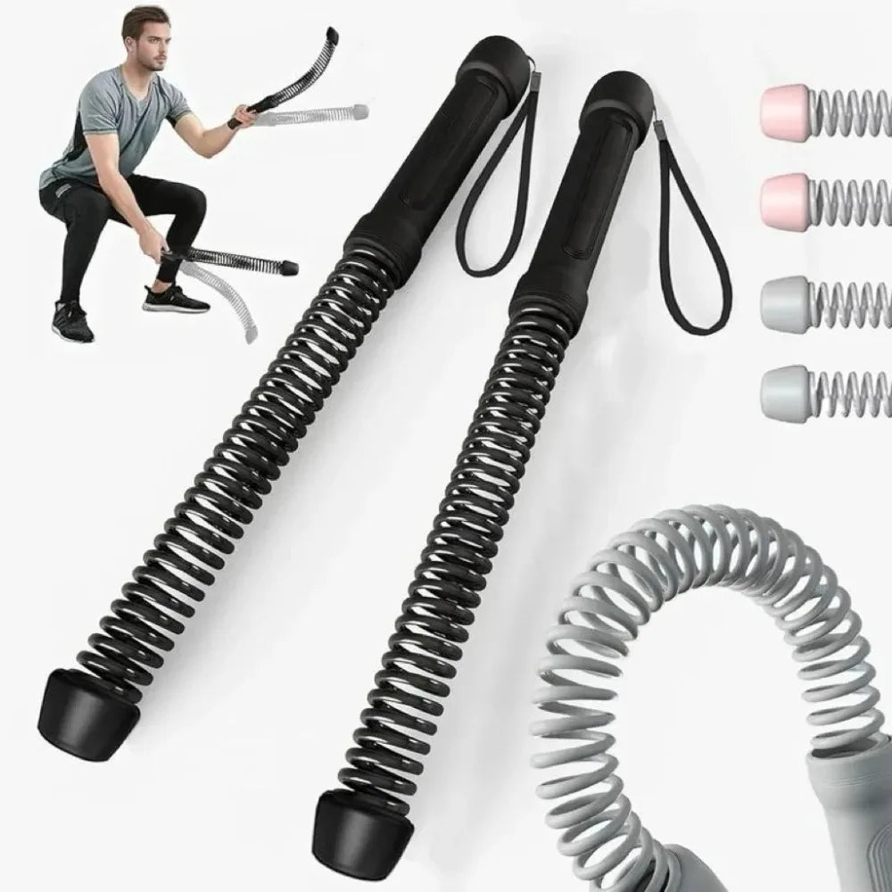 Weighted Cordless Battle Ropes | Portable Ropeless Fitness Rope for Home Gym