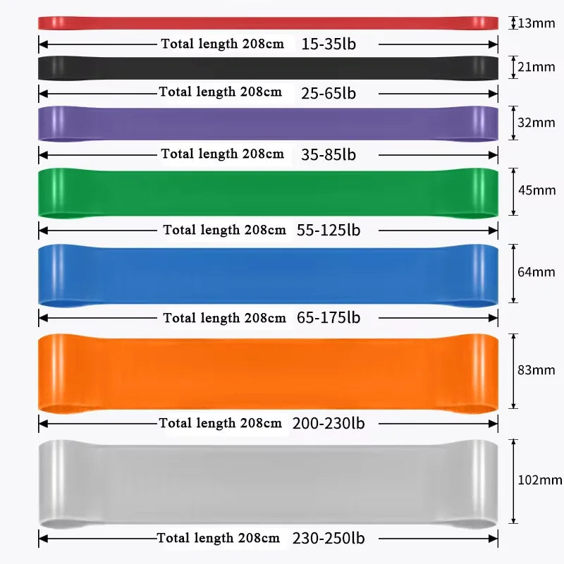 Yoga Resistance Bands | Fitness Pull Belt for Strength Training and Body Stretching