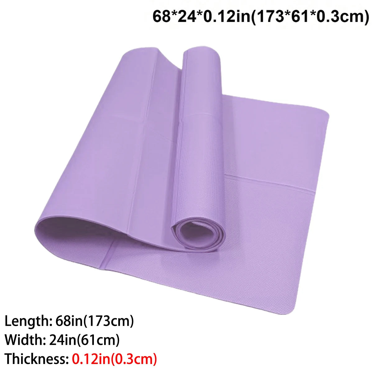 Yoga Mat | Eco-Friendly EVA, Non-Absorbent, Portable for Travel & Fitness