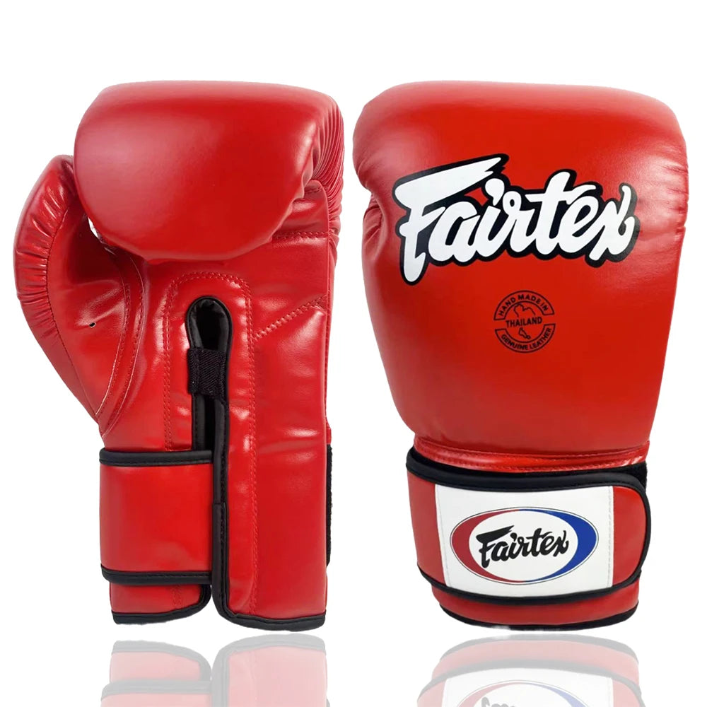 Boxing Gloves for Men and Women | Breathable PU Leather with Wrist Support and Shock Absorption