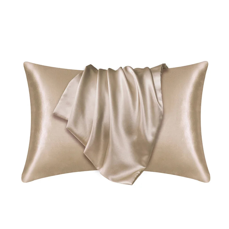 Silk Pillowcase | Soft Satin Material for Hair Care and Home Decor