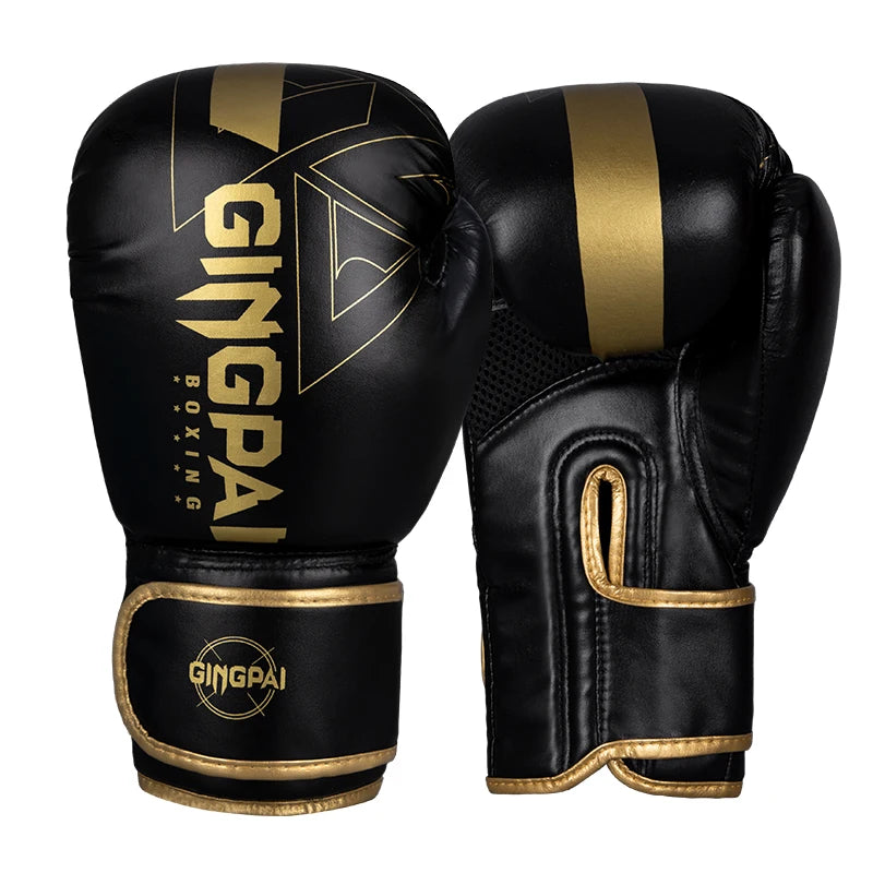 Boxing Gloves 14oz | PU Leather Kickboxing Training Equipment for Adults