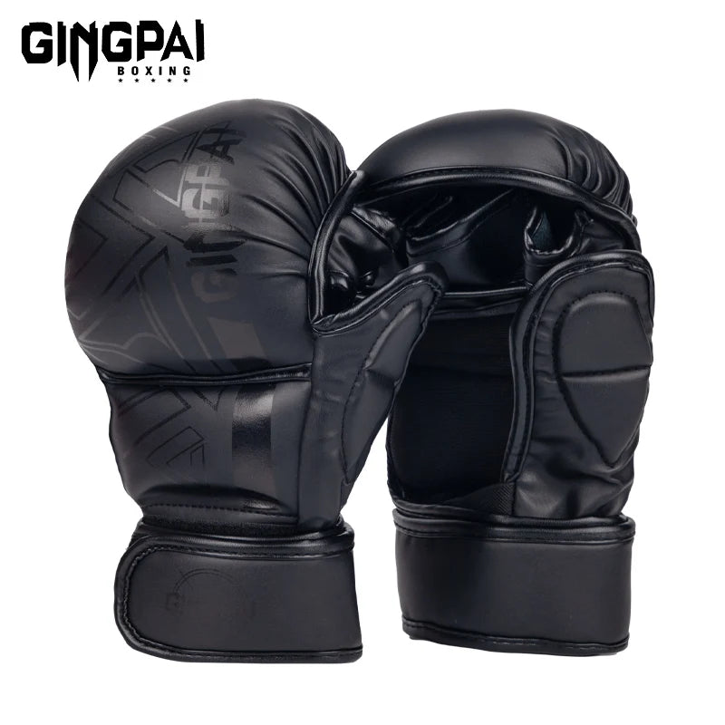 MMA Boxing Gloves | Half Finger Design for Training and Fighting