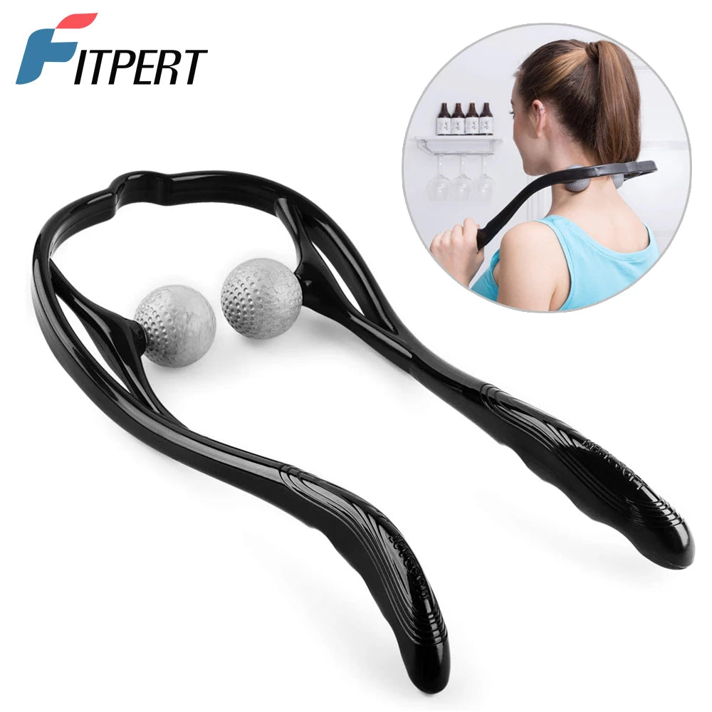 Neck Massager | Ergonomic Dual Trigger Point Design for Pain Relief, Lightweight & Portable