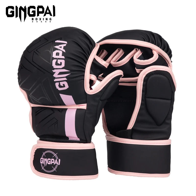 MMA Boxing Gloves | Half Finger Design for Training and Fighting