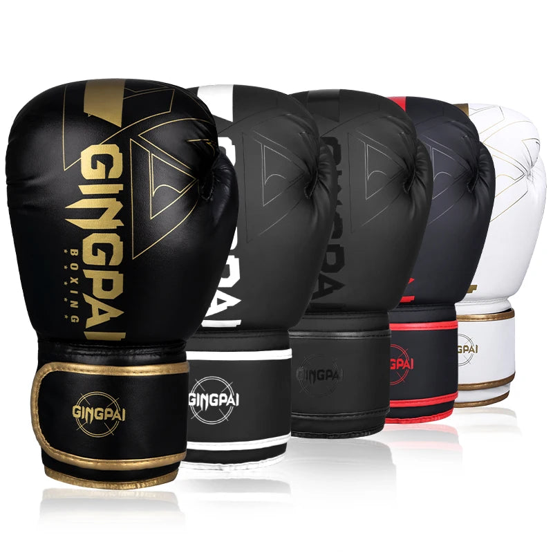 Boxing Gloves 14oz | PU Leather Kickboxing Training Equipment for Adults