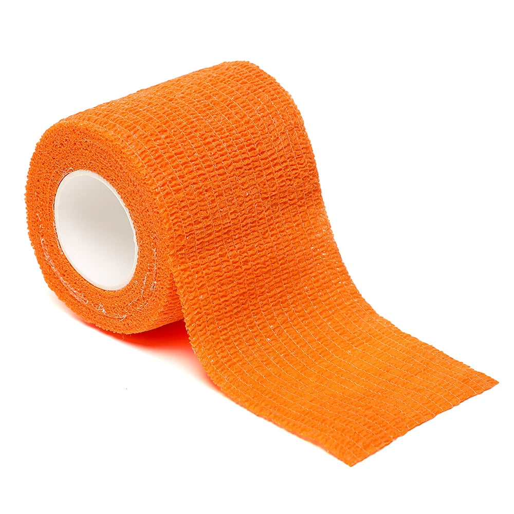 Elastic Sports Self-Adhesive Bandages | 12pcs Self-Sticking Compression Wraps for Fingers, Ankles, and Knees