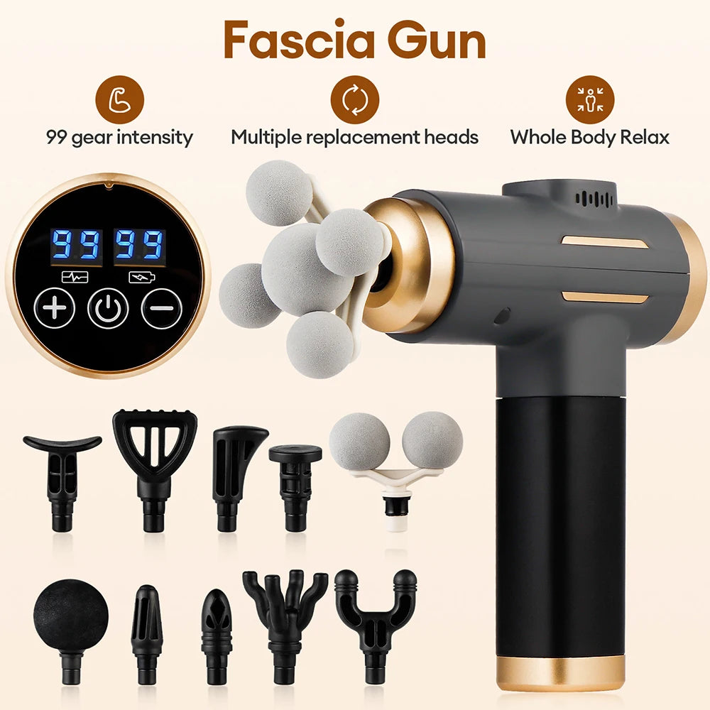Electric Massage Gun | 11 Speed High-Frequency Vibration for Muscle Relief