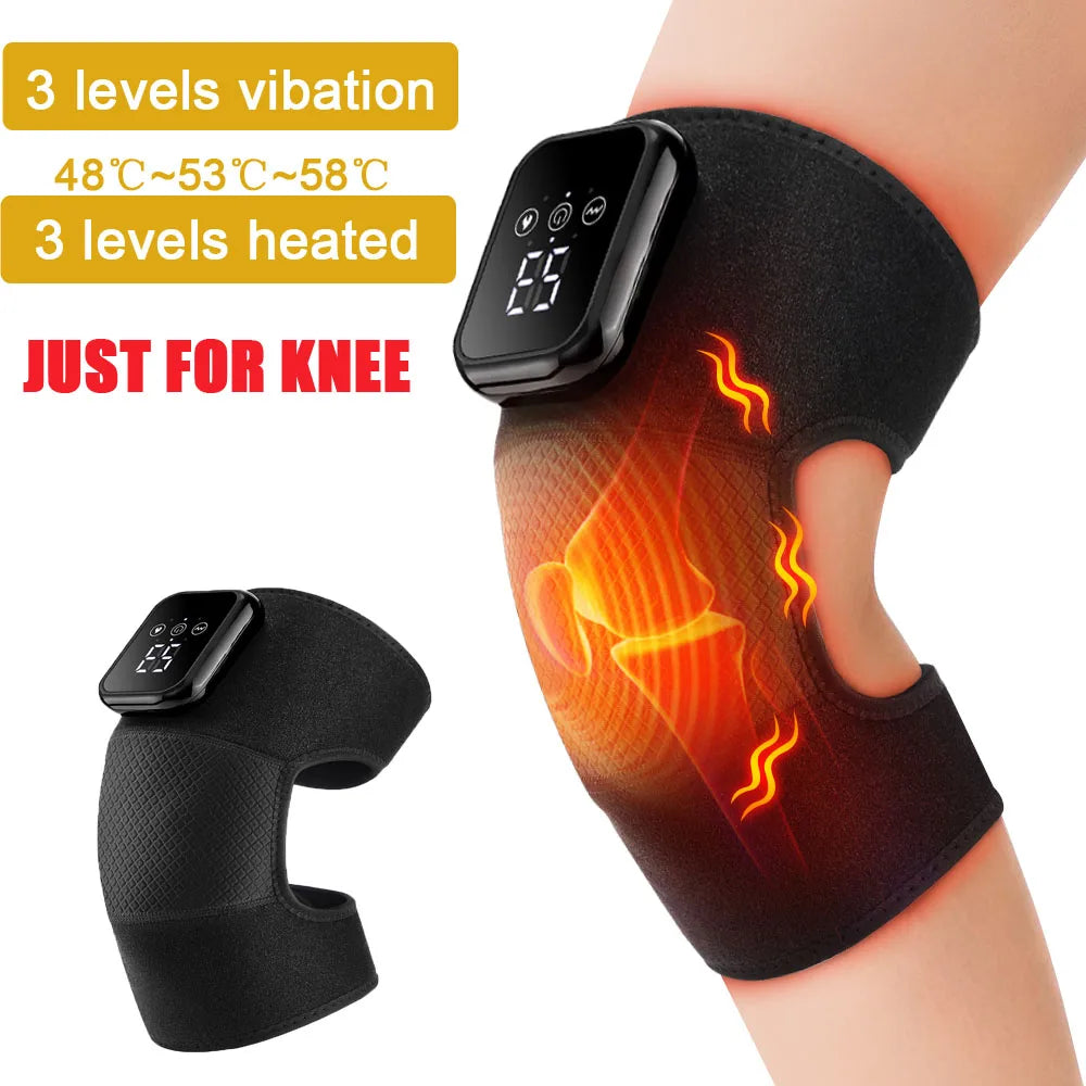 Heating Massage Knee Pad | Hot Compress for Muscle Relaxation and Blood Circulation