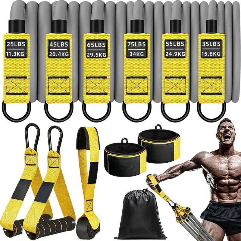 Resistance Strap with Handle | Muscle Training and Body Shaping Equipment