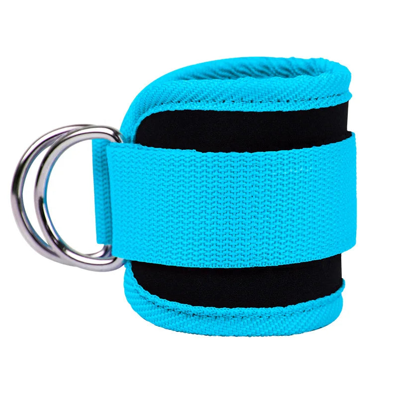 Ankle Straps for Strength Training | Adjustable Neoprene Padded Cuffs for Leg Support