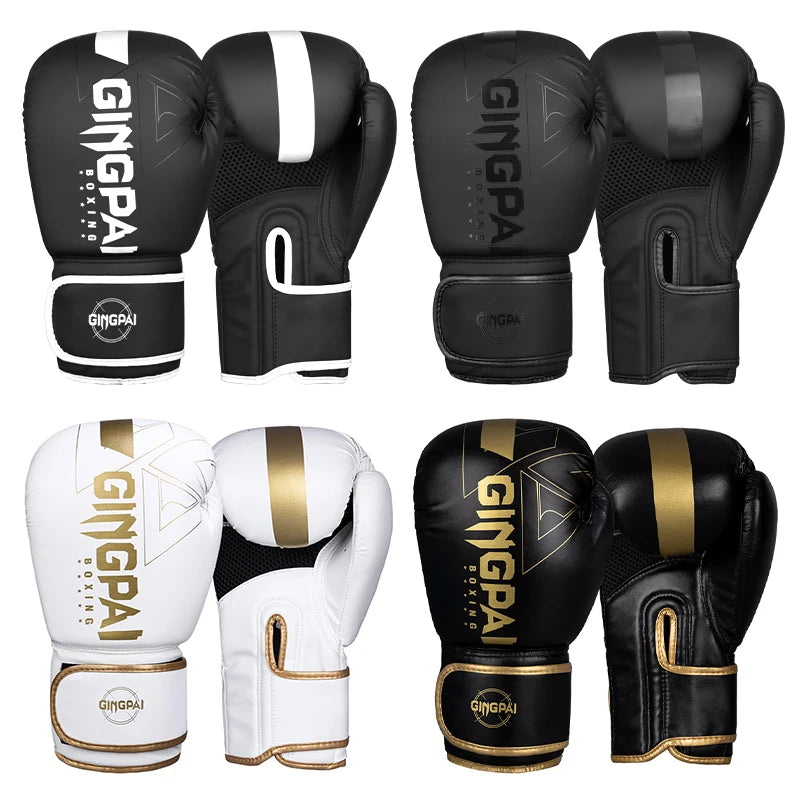 Boxing Gloves 14oz | PU Leather Kickboxing Training Equipment for Adults