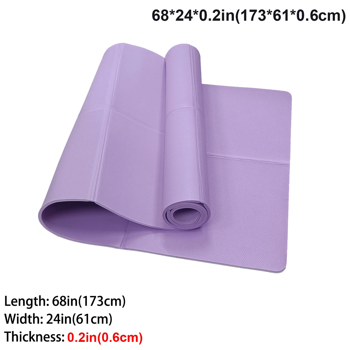 Yoga Mat | Eco-Friendly EVA, Non-Absorbent, Portable for Travel & Fitness