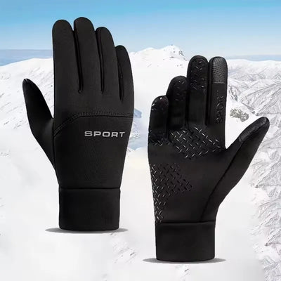 Winter Warm Gloves Touch Screen Windproof Non Slip Cold-proof Cycling Gloves Outdoor Men's Women's Running Hiking Skiing Gloves