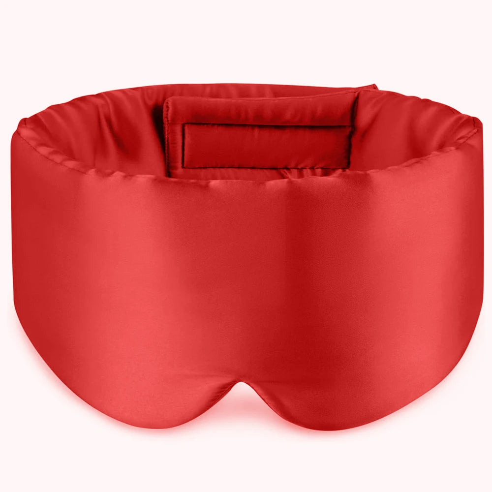 Silk Blackout Eye Mask | Soft Cotton, Non-Intraocular Pressure, Adjustable Design
