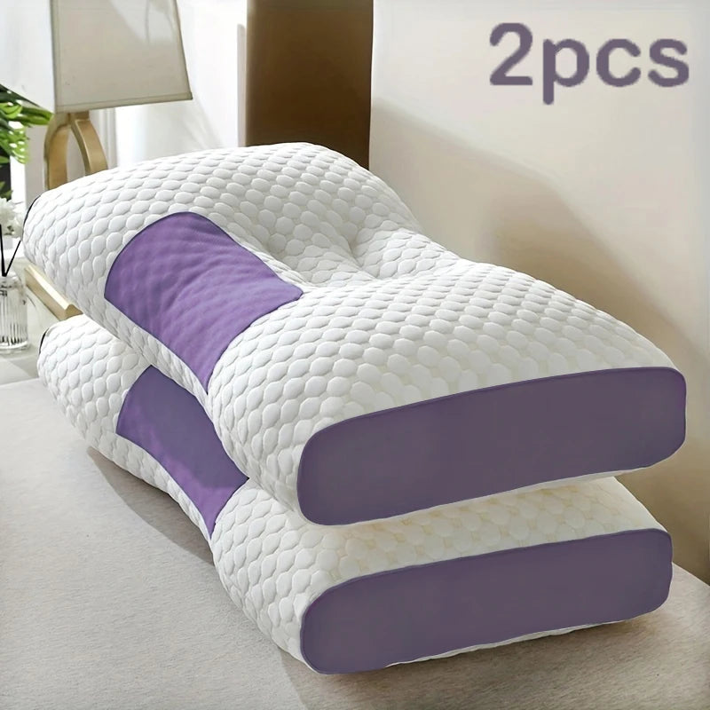 Massage Neck Pillows | Ergonomic Orthopedic Support with Bamboo Fiber Filling