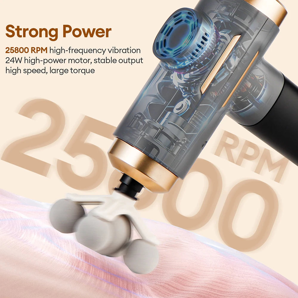 Electric Massage Gun | 11 Speed High-Frequency Vibration for Muscle Relief