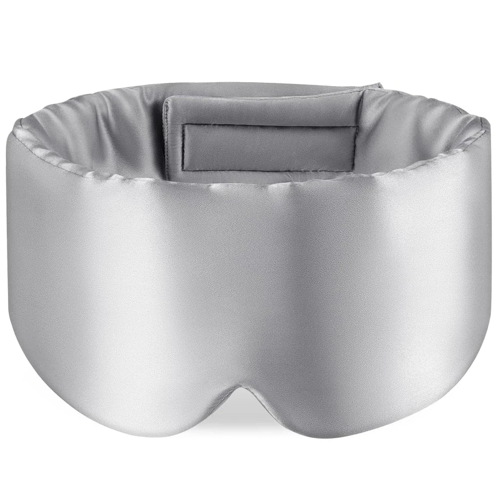 Silk Blackout Eye Mask | Soft Cotton, Non-Intraocular Pressure, Adjustable Design