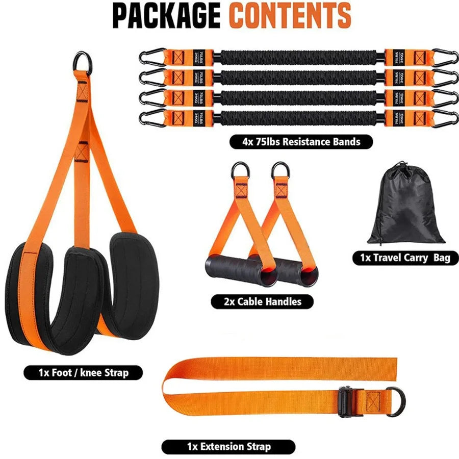 Pull Up Assistance Bands Set | Resistance Straps for Chin-up Training and Body Stretching