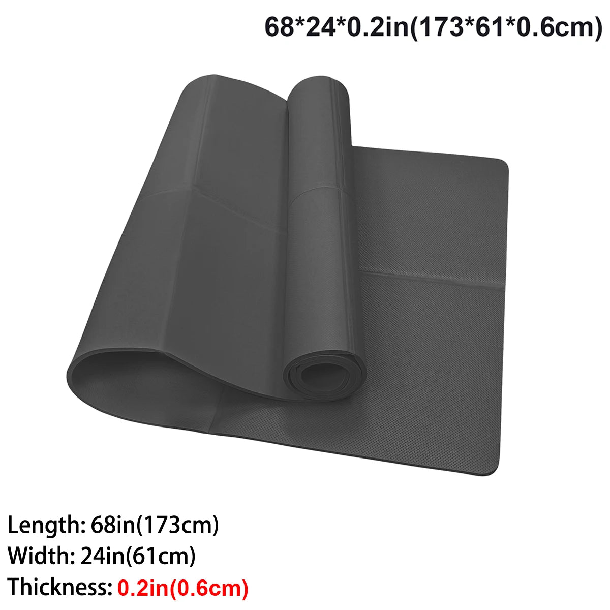 Yoga Mat | Eco-Friendly EVA, Non-Absorbent, Portable for Travel & Fitness