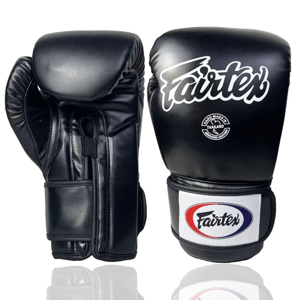 Boxing Gloves for Men and Women | Breathable PU Leather with Wrist Support and Shock Absorption