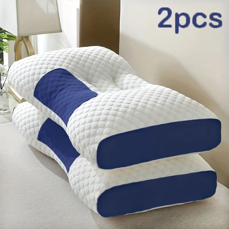Massage Neck Pillows | Ergonomic Orthopedic Support with Bamboo Fiber Filling