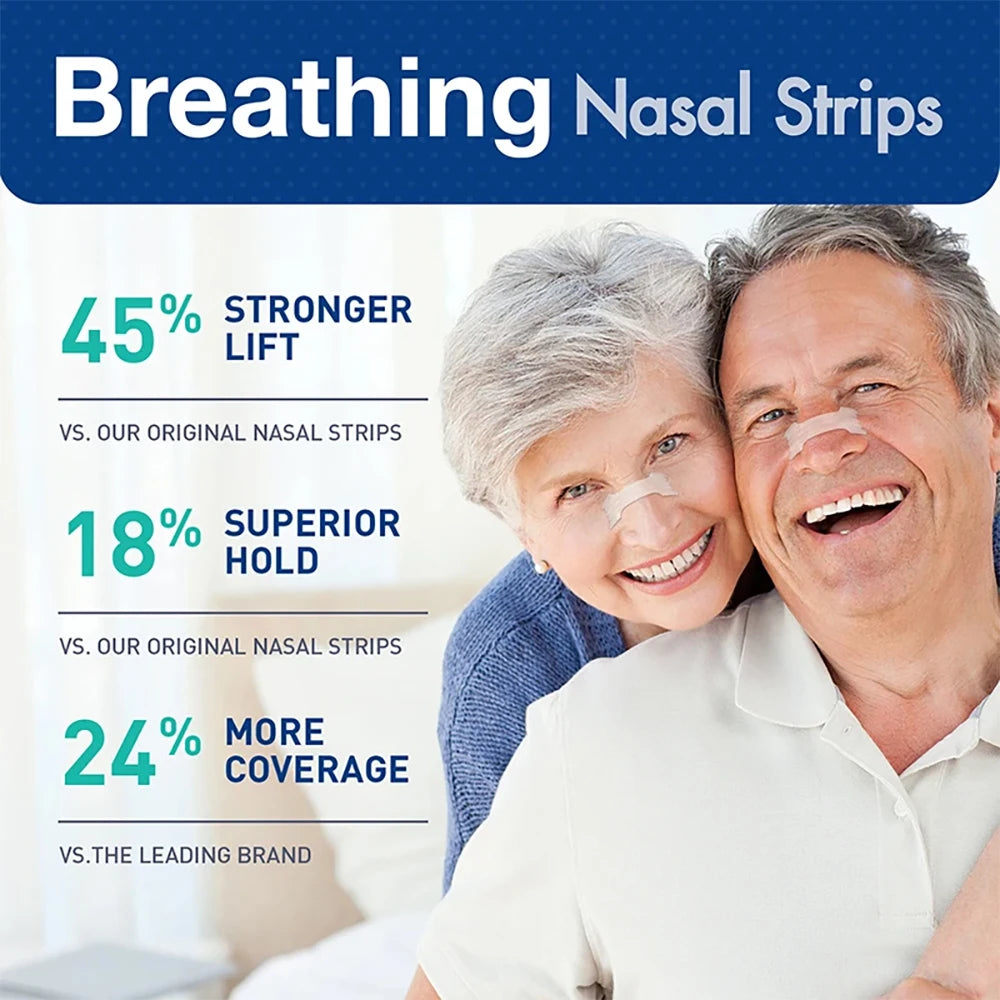 Anti-Snoring Nose Strips | Enhanced Air Inhalation for Sleep Quality