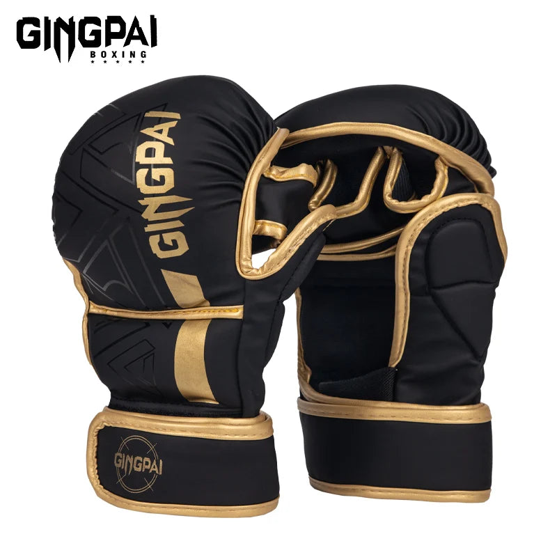 MMA Boxing Gloves | Half Finger Design for Training and Fighting