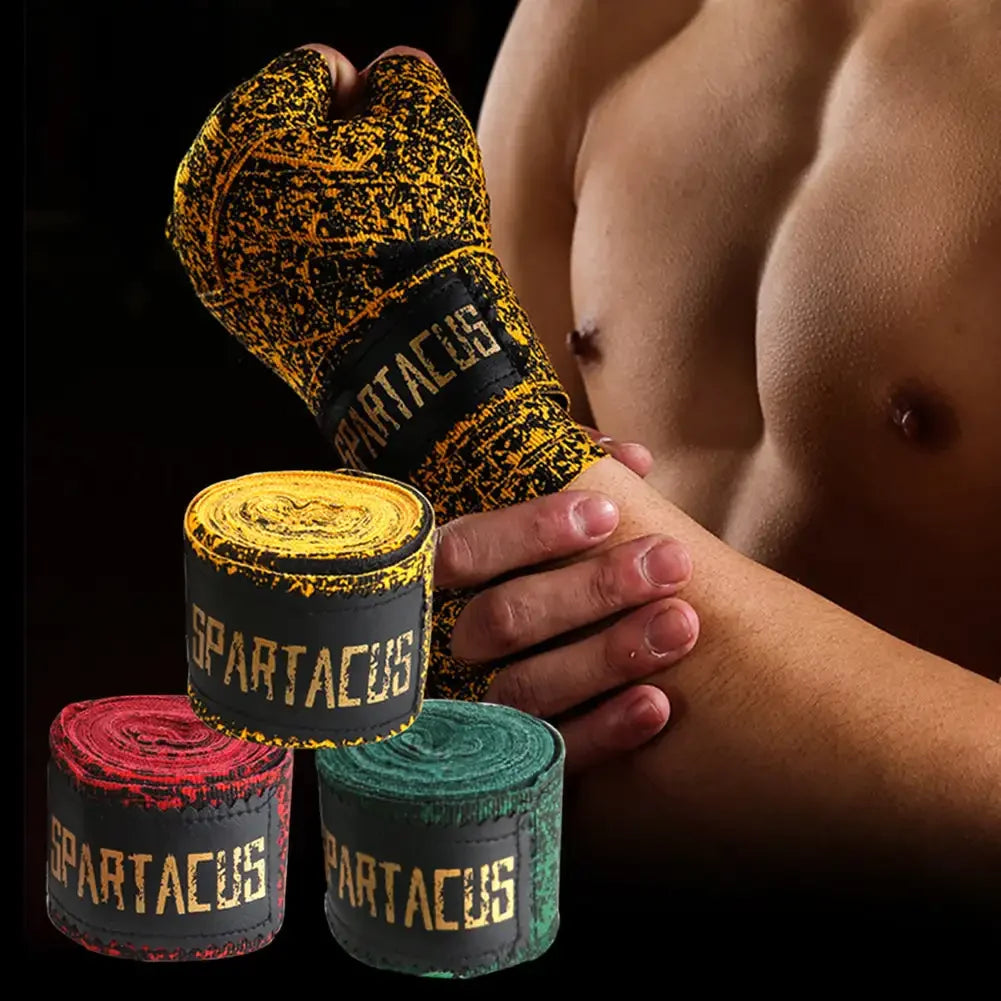Boxing Bandage Wraps | High Elastic Polyester Cotton Training Gloves Set