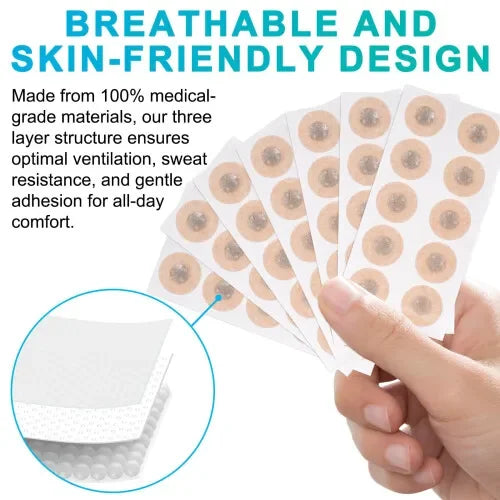 Magnetic Nasal Strips | Cotton Snore Relief Aid for Enhanced Airflow and Restful Sleep