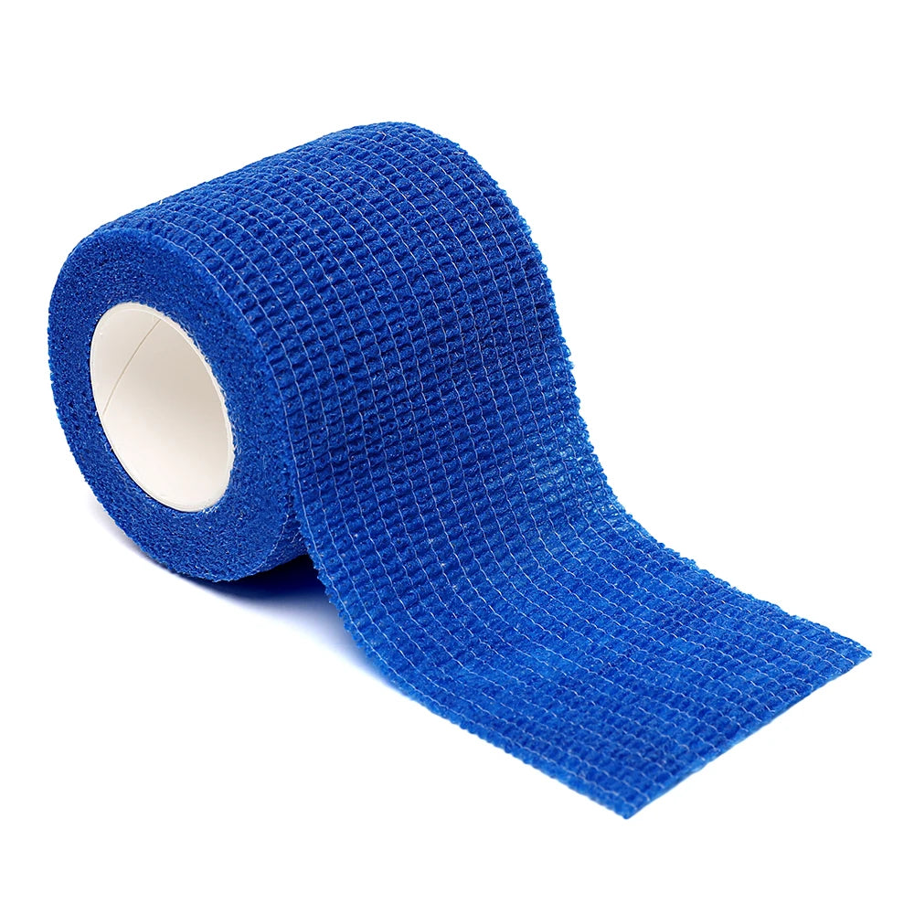 Elastic Sports Self-Adhesive Bandages | 12pcs Self-Sticking Compression Wraps for Fingers, Ankles, and Knees