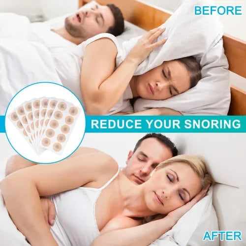 Magnetic Nasal Strips | Cotton Snore Relief Aid for Enhanced Airflow and Restful Sleep