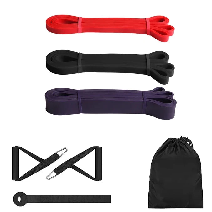 Exercise Resistance Bands | Natural Latex Rubber for Home Gym Fitness