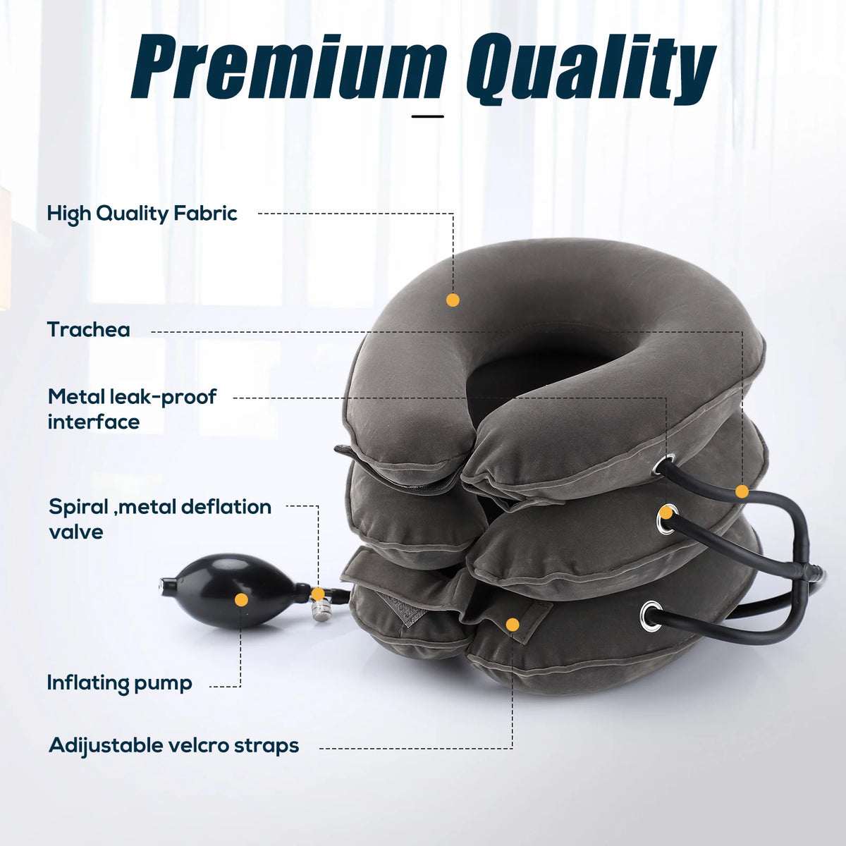 Neck Massager | Inflatable Cervical Support Pillow for Pain Relief