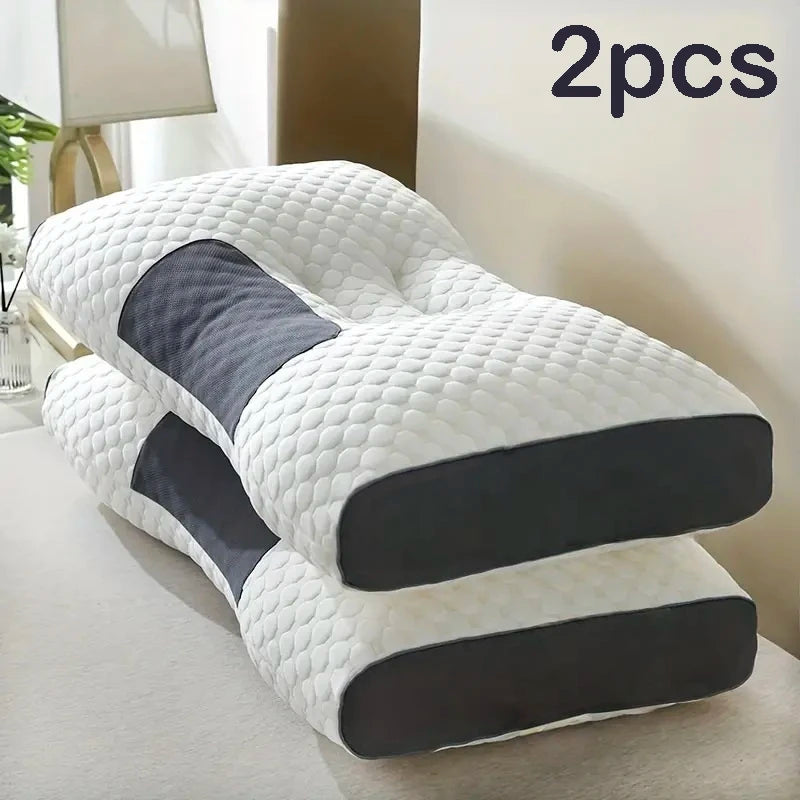Massage Neck Pillows | Ergonomic Orthopedic Support with Bamboo Fiber Filling