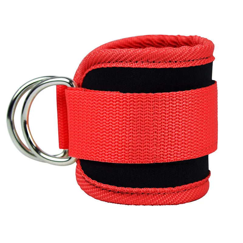 Ankle Straps for Strength Training | Adjustable Neoprene Padded Cuffs for Leg Support