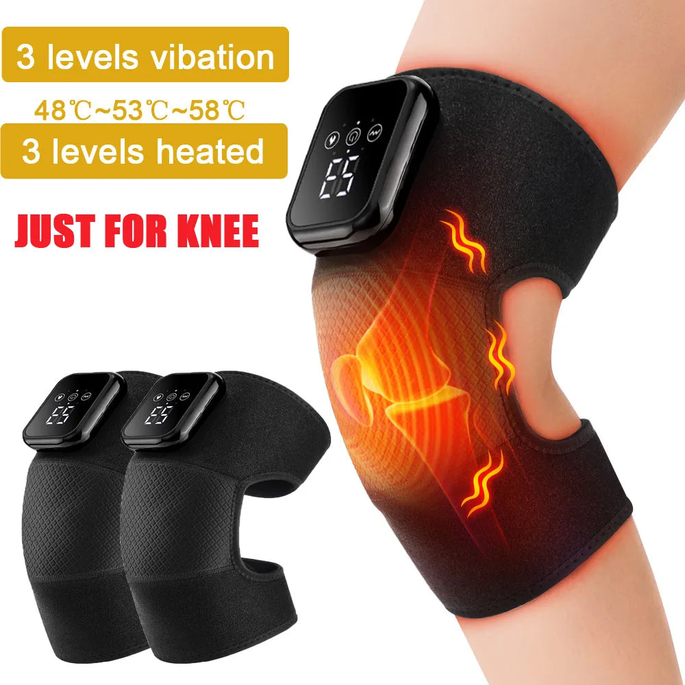 Heating Massage Knee Pad | Hot Compress for Muscle Relaxation and Blood Circulation